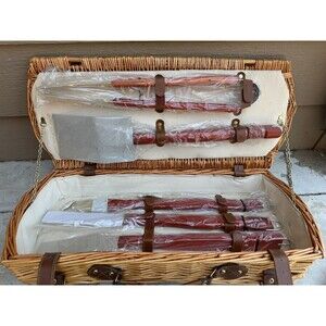 BBQ Grill Tools with Basket, New, Never Used